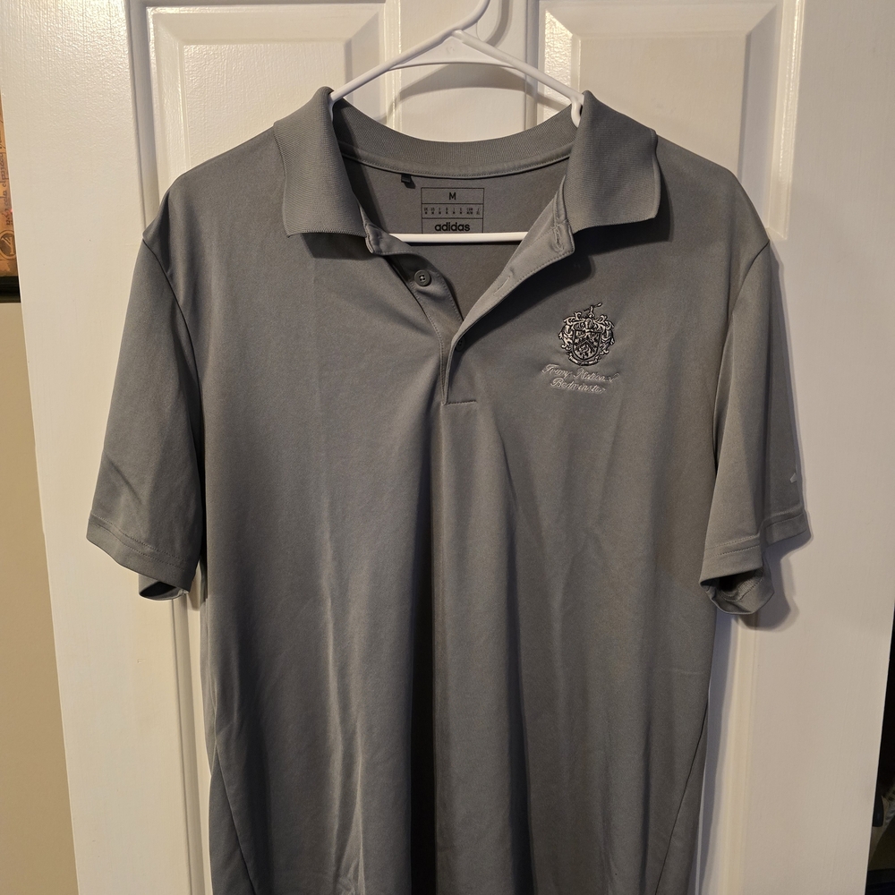 Trump National Golf Club Adidas Men's Polo Shirt in Gray